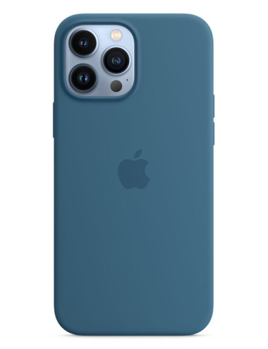 Coque Apple en silicone pour iPhone® 13 Pro Max - Bleu