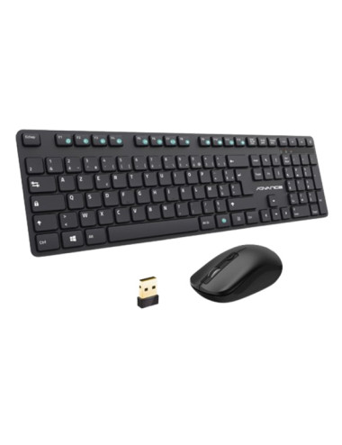 Clavier et souris sans fil silencieux Workmate plus wireless - Advance