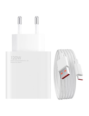 Pack Xiaomi chargeur USB + Câble Type USB-C 120W