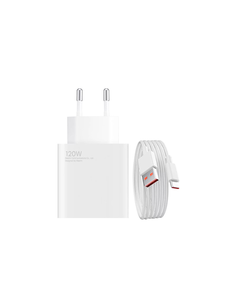Pack Xiaomi chargeur USB + Câble Type USB-C 120W