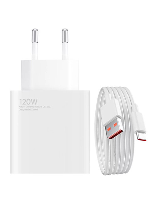 Pack Xiaomi chargeur USB + Câble Type USB-C 120W