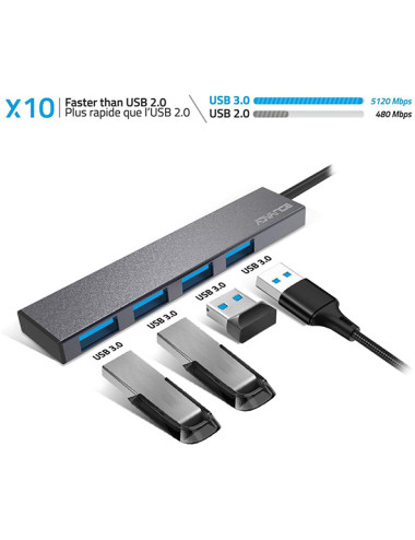 Hub Advance Xpand Smart USB 3.0 + 4 ports USB 3.0