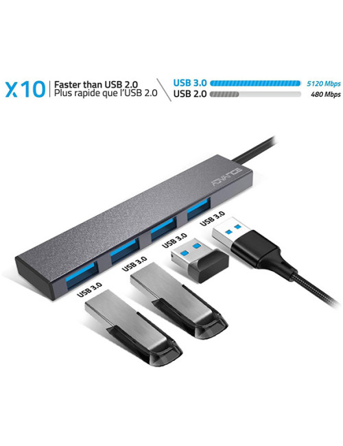 Hub Advance Xpand Smart USB 3.0 + 4 ports USB 3.0