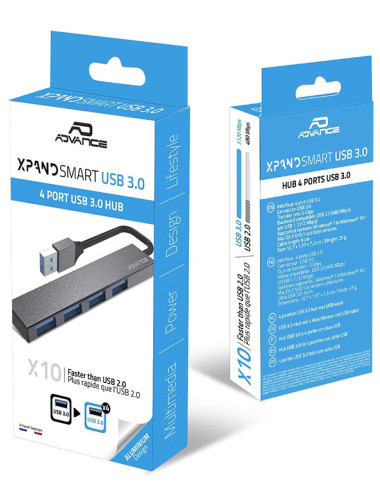 Hub Advance Xpand Smart USB 3.0 + 4 ports USB 3.0