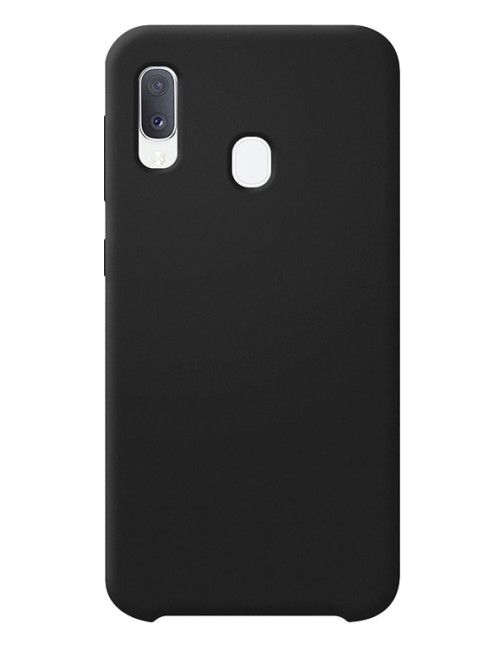 Coque Silicone Qdos pour Galaxy A20e - Noir