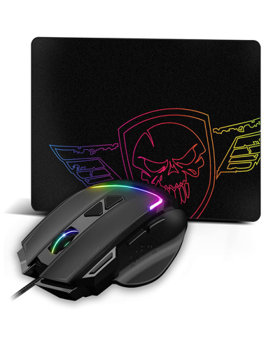 Souris gamer Spirit Of Gamer PRO-M3 RGB + Tapis