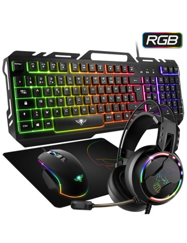 Pack 4 en 1 gamer Spirit Of Gamer - PRO MKH5