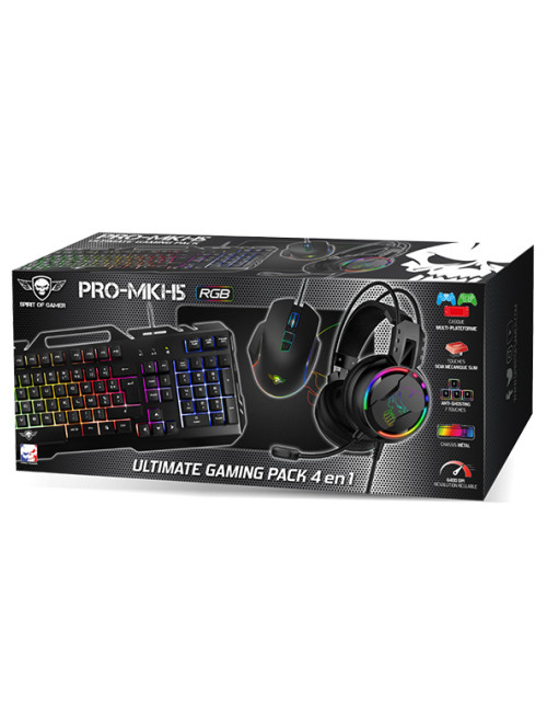 Pack 4 en 1 gamer Spirit Of Gamer - PRO MKH5