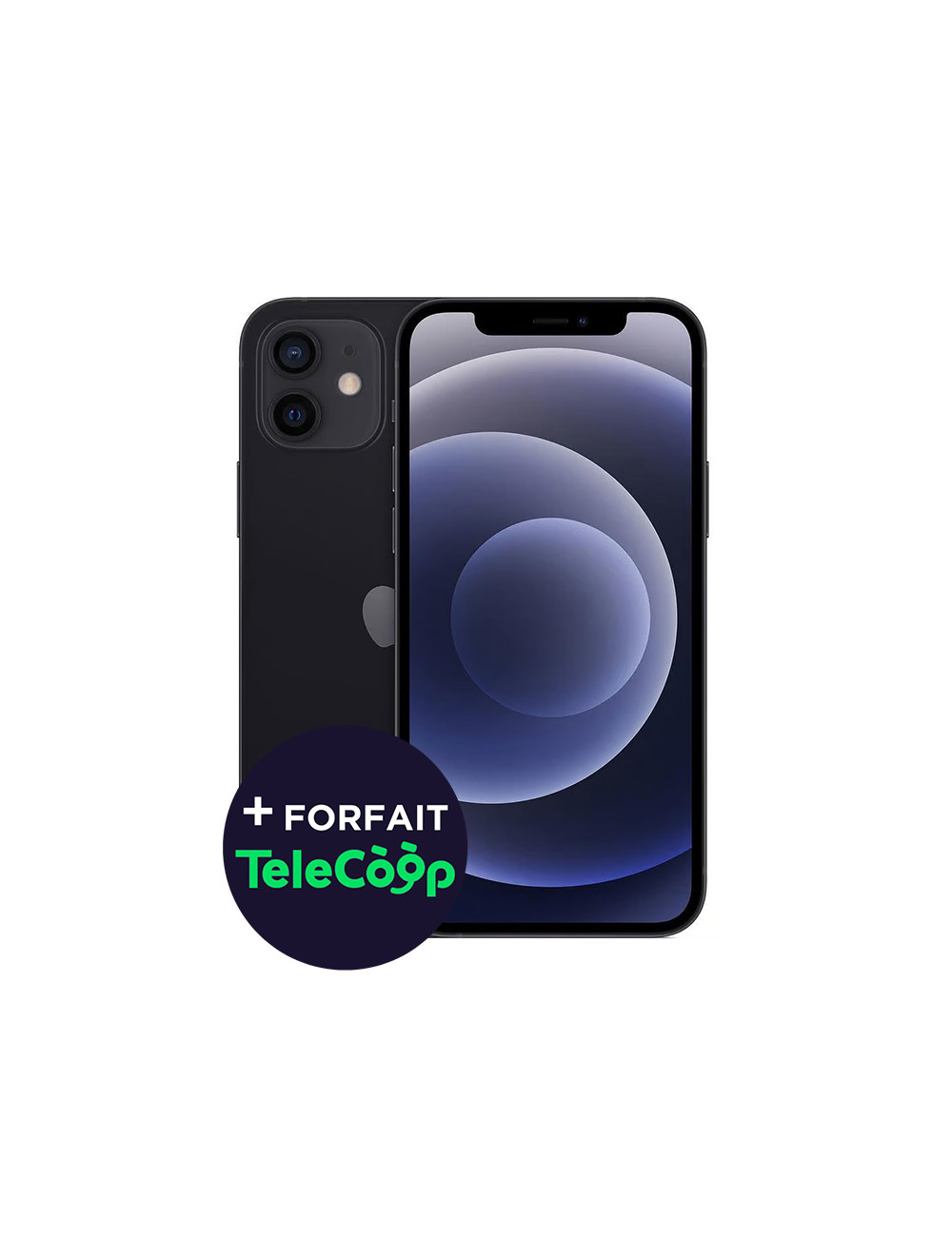 iPhone® 12 + Film Hydrogel + Forfait Telecoop + SIM