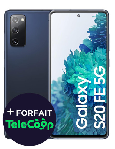 Samsung Galaxy S20 FE 5G + Film Hydrogel + Forfait Telecoop + SIM