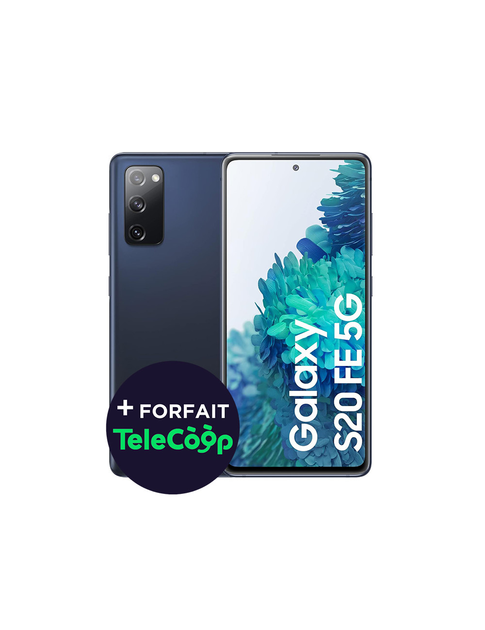 Samsung Galaxy S20 FE 5G + Film Hydrogel + Forfait Telecoop + SIM