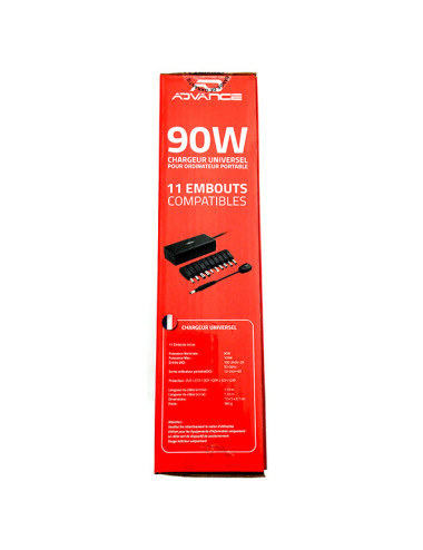 Chargeur PC Portable universel - Advance - neuf