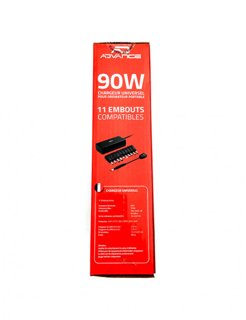 Chargeur PC Portable universel - Advance