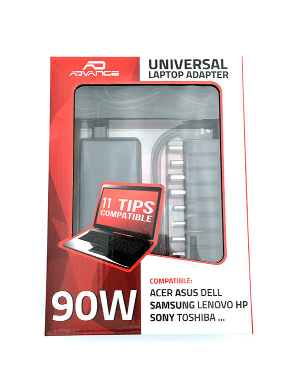 Chargeur PC Portable universel - Advance - neuf