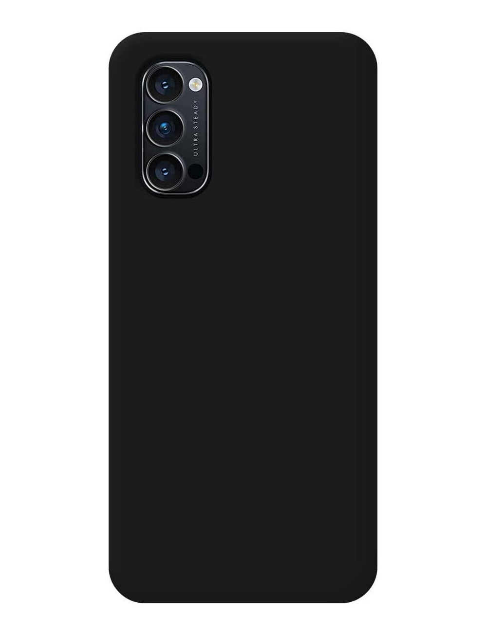 Coque silicone pour Oppo Reno4 Pro 5G - Noir