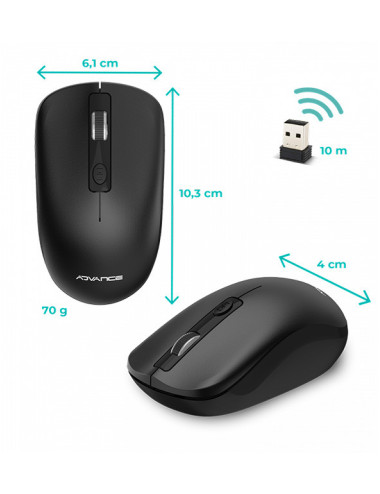 Souris sans fil - Advance Swift 4D WIRELESS
