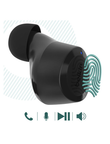 Écouteur Earbuds Soundform Bolt Sans Fil Belkin - Noir