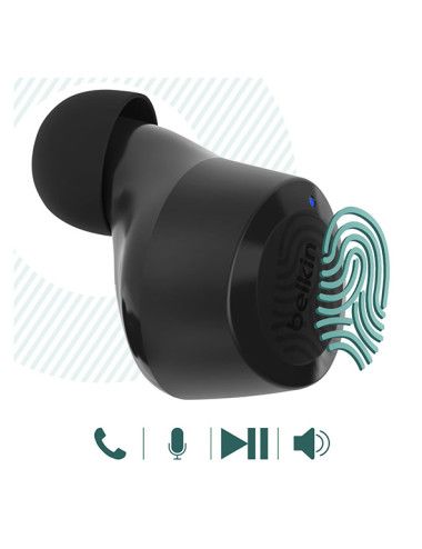 Écouteur Earbuds Soundform Bolt Sans Fil Belkin - Noir