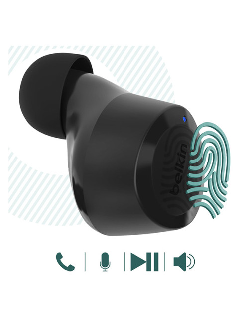 Écouteur Earbuds Soundform Bolt Sans Fil Belkin - Noir