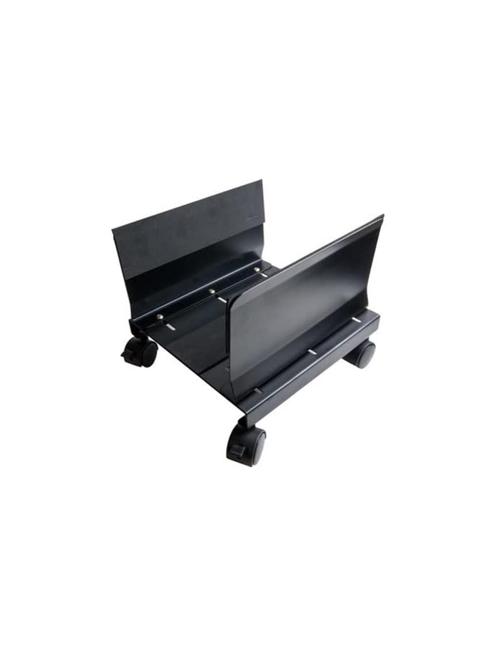 Support d'unité centrale à roulettes noir Longmax