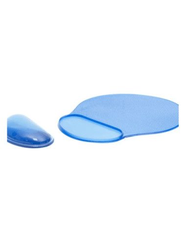 Tapis Souris Moongel Trio avec Repose Poignet Gel Bleu