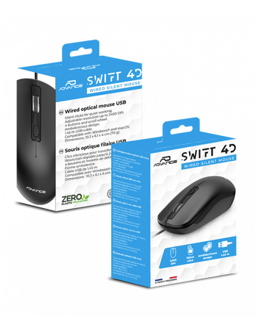 Souris filaire - Advance Swift 4D