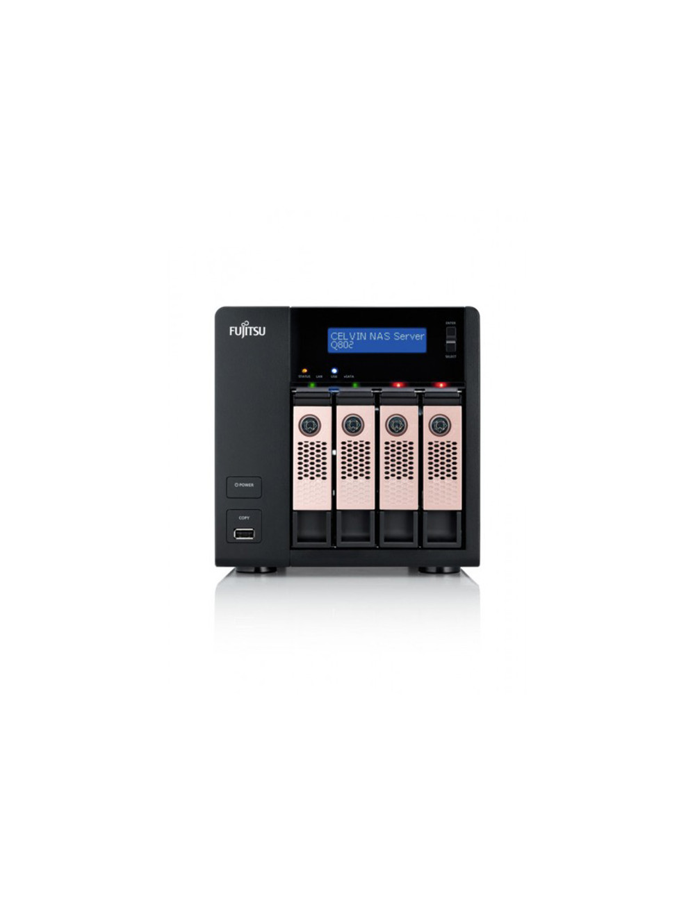 NAS Fujitsu CELVIN Q802 – 12 To (4 x 3 To WD Red) - reconditionné