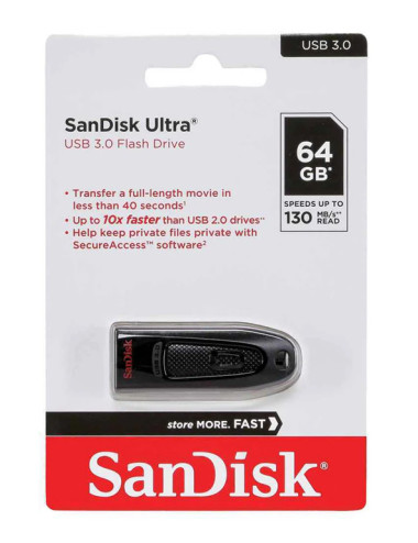 Clé USB SanDisk Ultra 3.0 - 64 GB