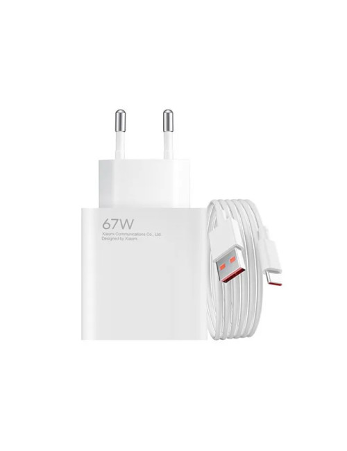 Pack Xiaomi chargeur USB + Câble Type USB-C 67W