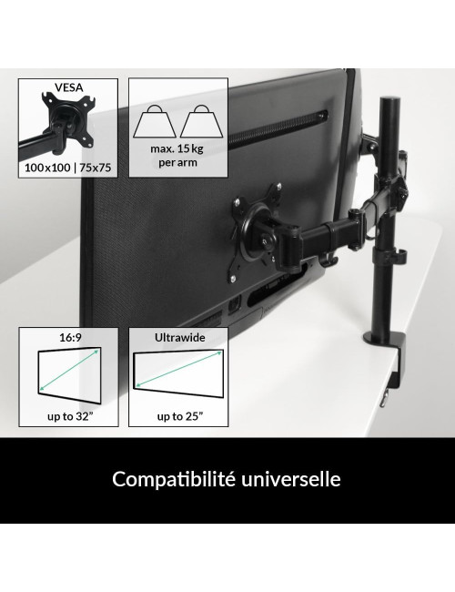 Support double-écran à fixer - ARCTIC Z2 Basic