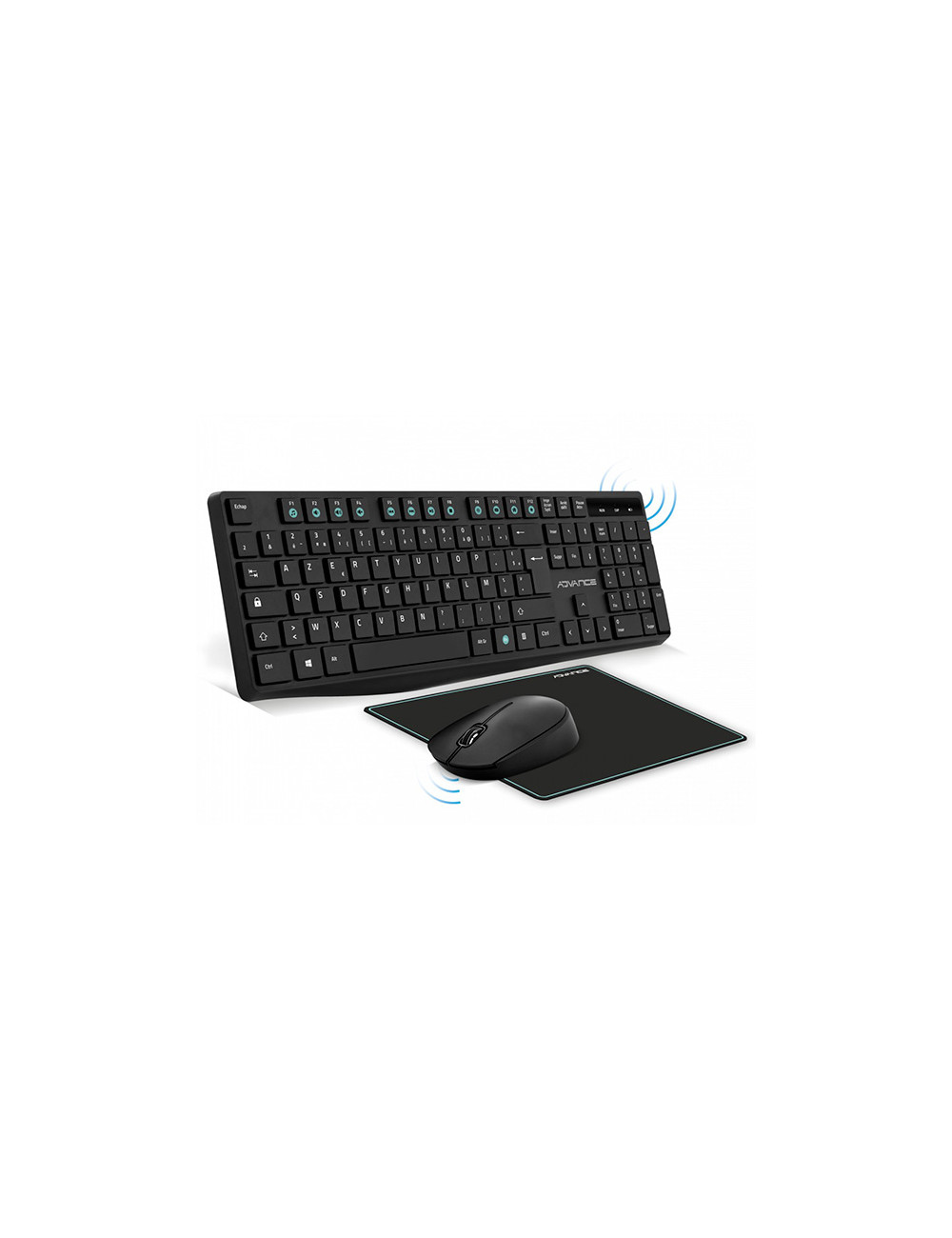 Pack Clavier souris sans fil + Tapis - Elite Combo Advance