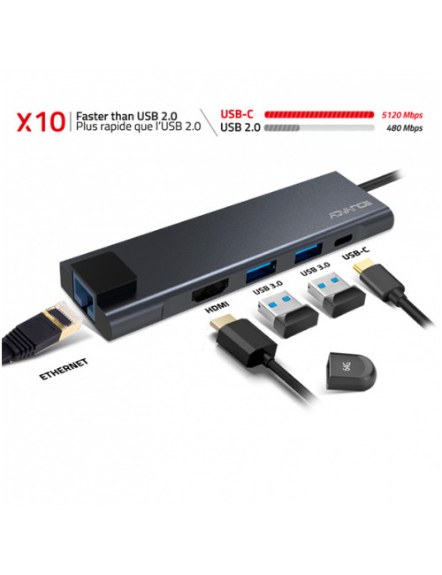Hub Advance Xpand Smart USB-C / 5 en 1