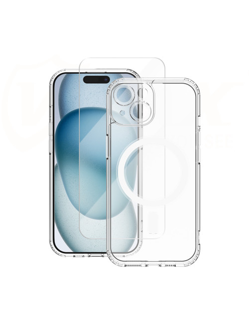 Duo Coque et Verre trempé pour iPhone® 16 Plus