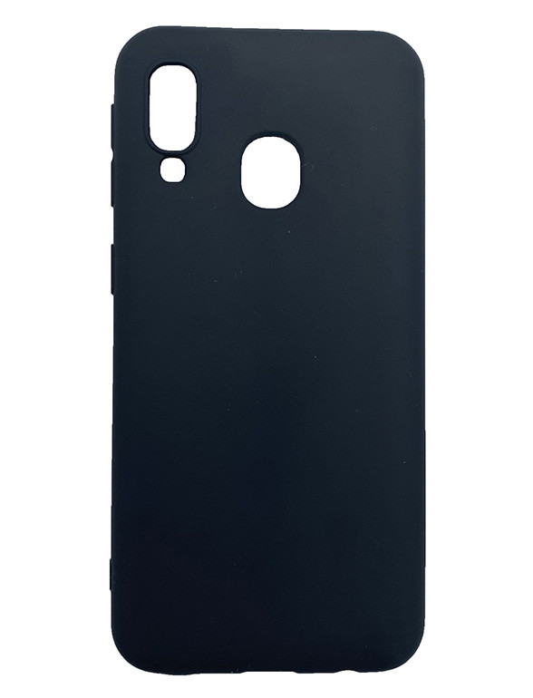 Coque Samsung Galaxy A40 Noire Avec Verre Trempé