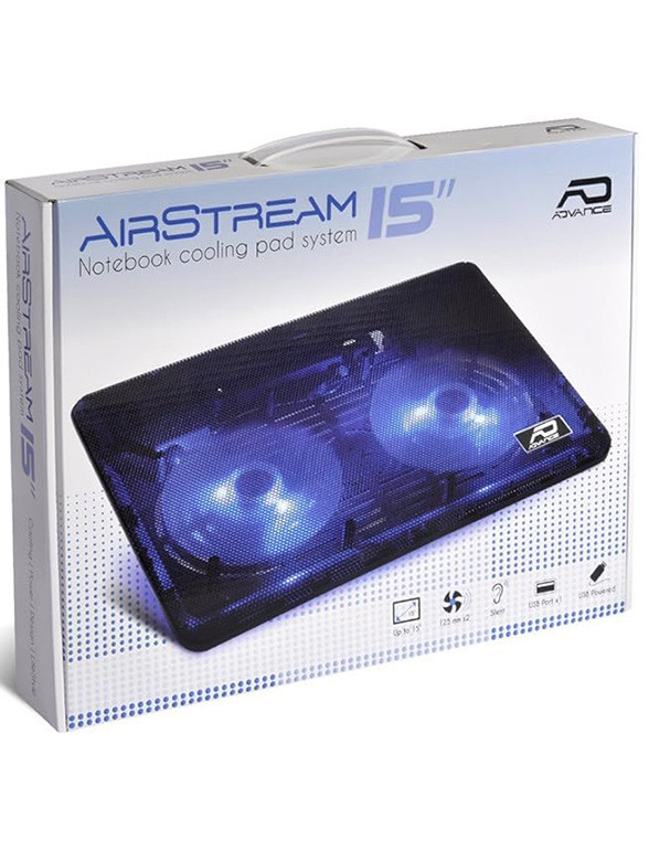 Ventilateur PC Portable Advance AirStream 15