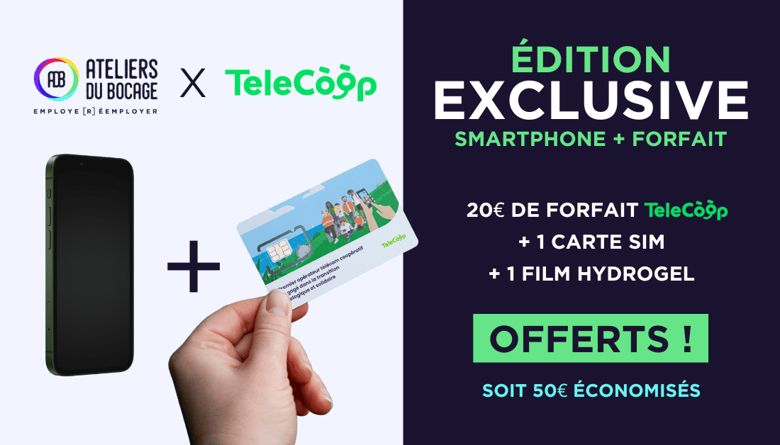 Smartphone + forfait telecoop