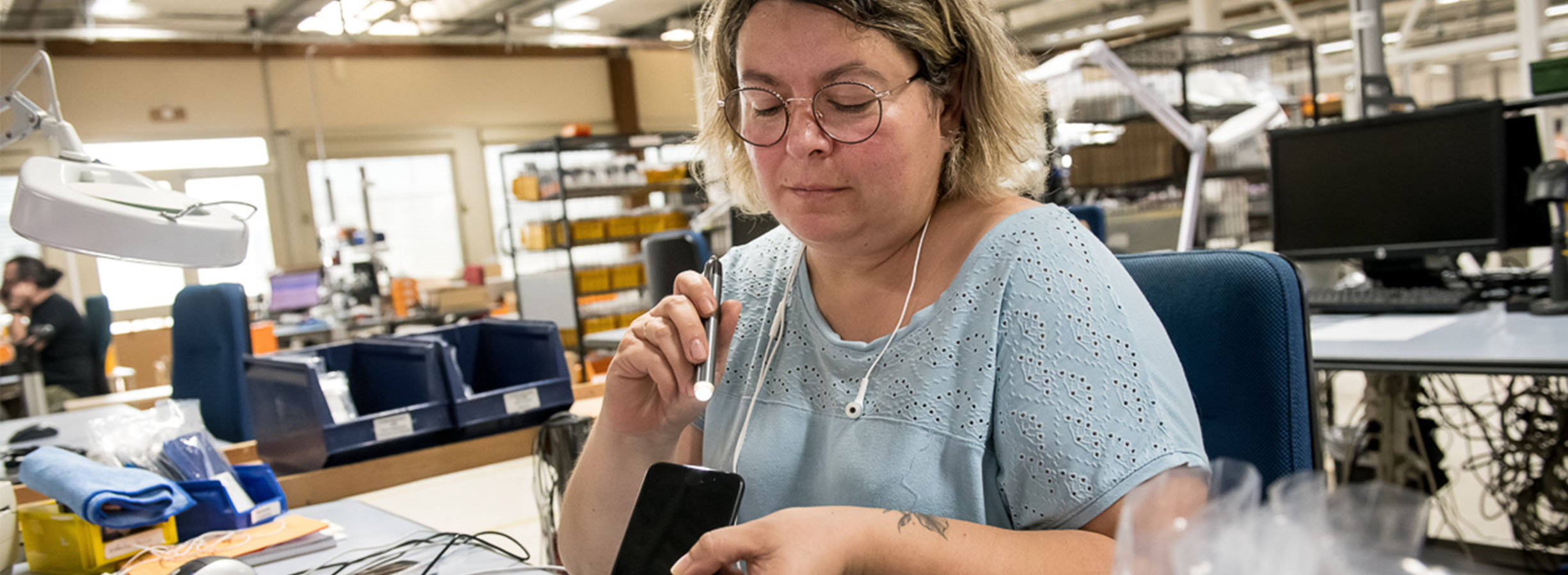 Ateliers du Bocage équipe téléphonie test